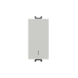 Single-pole push switches, 1NO and 1NC, 16A - 250V~, with ON symbol Single push button Push button 1 pole, 0NO 1NC 0CO White - Chiara