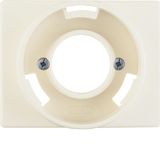 Centre plate for pilot lamp E14, arsys, white glossy