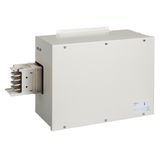 Feed unit, Canalis KSA, 630A, right mounting, without line protection, polarity 3L+N+PE, white RAL9001