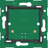 Simple wall-mounted printed circuit board with connector for Niko Home