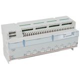 BUS DIN rail actuator - N/O contact - relay with 8x10 outputs - 10 DIN mod.