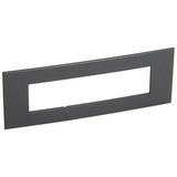 Plate Arteor - British std - square - 8 modules - graphite