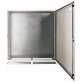 Wall enclosure with mounting plate, HxWxD=1200x1200x250mm