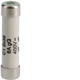 Cylinder Fuses Typ C1 9x36mm gG 6A 400V AC 100kA