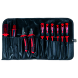 VDE tool set in roller bag