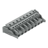 1-conductor female connector CAGE CLAMP® 2.5 mm² gray