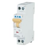 Miniature circuit breaker (MCB), 13 A, 1p+N, characteristic: C