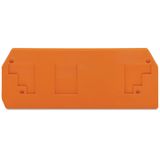 End and intermediate plate 2.5 mm thick orange