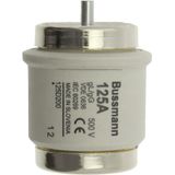 Fuse-link, low voltage, 125 A, AC 500 V, D5, 56 x 46 mm, aR, DIN, IEC, ultra rapid