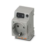 Socket outlet for distribution board Phoenix Contact EO-CF/PT/LED/S 250V 16A AC