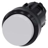 Pushbutton, 22 mm, round, plastic, white, pushbutton, raised, momentary contact...3SU1000-0BB60-0AA0-Z Y19