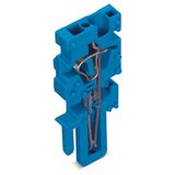 Center module for 1-conductor female connector CAGE CLAMP® 4 mm² blue
