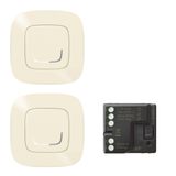 READY-TO-CONNECT LIGHTING PACK 2W -1 MICROMODULE+2 REMOTE SW VALENA ALLURE IVORY