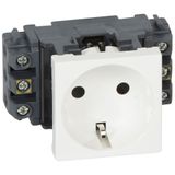 Socket Mosaic - 2P+E - for installation on trunking - screw term. - standard