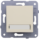 Karre Plus-Arkedia Beige Illuminated Labeled Buzzer Switch