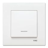 Karre White (Quick Connection) Illuminated Light Switch
