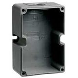 Box Hypra - IP 44 - for surface appliance inlets - 63 A - plastic