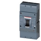 Circuit breaker 3VA5 UL frame 800 breaking capacity class M 35 kA @ 480  3-pole