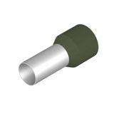 Wire end ferrule, Standard, 50 mm², Stripping length: 26 mm, Olive gre