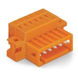 1-conductor male connector CAGE CLAMP® 1.5 mm² orange
