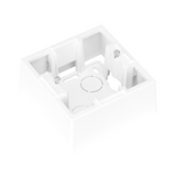 WALL MOUNTING BOX FOR DAHLIA PLATE - 1 GANG - WHITE