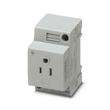 Socket outlet for distribution board Phoenix Contact EO-AB/UT/LED/15 125V 15A AC