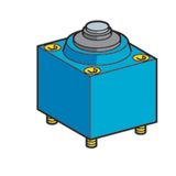 Limit switch head, Limit switches XC Standard, ZC2J, metal end plunger