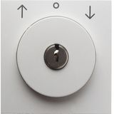 Centre plate lock + touch function blind switch, key remov, S.1/B.3/B.
