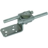 Connection lug  Z-shaped Al with double cleat f. Rd 8-10mm Al