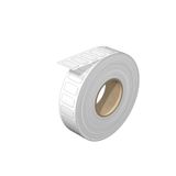 Device marking, halogen-free, Self-adhesive, 18 mm, Polyester, white