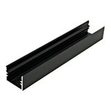 Aluminium profile TBL L-2000mm W-25mm H-19mm black