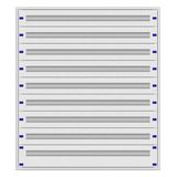 Flush-mount. distribution board 5U-28K,H:1380 W:1230 D:250mm