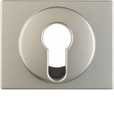 Centre plate for key switch/key push-button, arsys, stainless steel ma