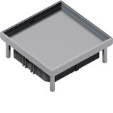 levelable stainless steel cassette Q06 for revision opening flooring d