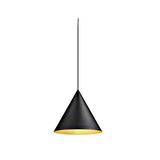 MAGICO 38 pendant lamp E27  1x max. 10W matt black / gold