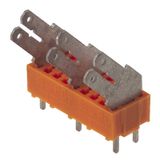 PCB terminal, 10.00 mm, Number of poles: 6, Conductor outlet direction