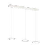 Tray LED pendant 3-pc matt white