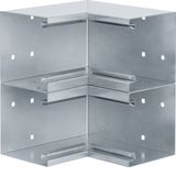 Internal corner of base profile for BRS 100x210mm lid 2x80mm of steel 