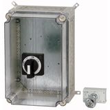 Housing, insulated material, for molded-case circuit-breaker NZM1 size, HxWxD=375x250x225mm