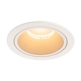 NUMINOS® DL L, Indoor LED recessed ceiling light white/white 2700K 55°