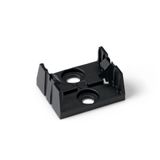 Mounting plate 5-pole for distribution connectors black