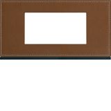GALLERY FRAME 4 F. SINGLE COFFEE LEATHER