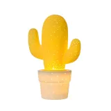 CACTUS Table Lamp Ceramic E14 H30.5 O20cm Yellow