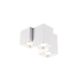 Fernando ceiling lamp 3-pc GU10 matt white