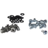 Set of cage nuts, plastic washers and M6 screws (50) for XL VDI cabinets