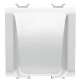CABLE OUTLET - 2 MODULES - SATIN WHITE - CHORUSMART