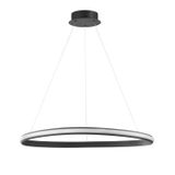 Triac Dimmable Sandy Black Aluminium   & Acrylic  LED 33 Watt 230 Volt  2177Lm 3000K IP20  D: 74 H: 120 cm Adjustable Height