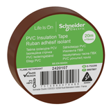 Insulation tape 19mmx20m brown