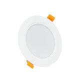 DURE 3 DOWNLIGHT 8W CW 230V 110DEG IP54 IK06 118x31 WHITE ROUND INTEGRATED DRIVER