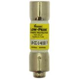 Fuse-link, LV, 1.4 A, AC 600 V, 10 x 38 mm, CC, UL, time-delay, rejection-type